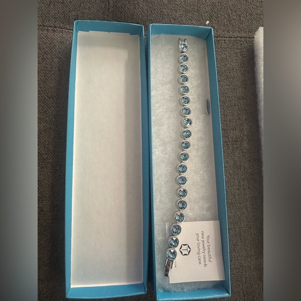 Touchstone crystal blue bracelet
